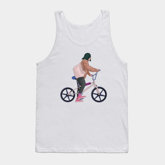 Bicycles and papers 80's Tank Top by DiegoCarvalho